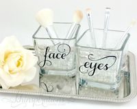 Check out this item in my Etsy shop https://www.etsy.com/listing/242562688/face-and-eye-makeup-brush-holders-makeup