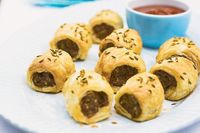 Pork and fennel sausage rolls