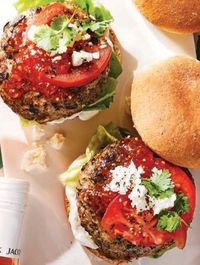 Moroccan Lamb Burgers