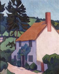 veareflejos: “ A Devon Cottage, 1920 Robert Polhill Bevan ”