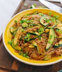 This zucchini recipe is our take on a common homestyle Cantonese dish with glass noodles, which you'll often see with dried shrimp. Our version uses ground pork or chicken, though you can add dried shrimp if desired! Source: thewoksoflife.com