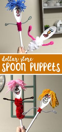 Click for a fun DIY puppet craft for kids! This fun preschool puppet crafts is great for toddlers, kids, and tweens too. Great for storytelling or social emotional learning.