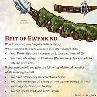 Dungeoneer's Pack | Belt of Elvenkind Match with a cloak and boots for that relaxed woodland look. Follow @dungeoneers_pack for items, tables, and… | Instagram