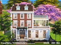 The Sims Resource - Campbell Townhouse (NO CC)