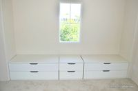 Window Seat With Storage  - Another Ikea Hack Using Stolmen Drawer