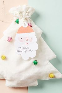 Slide View: 2: Meri Meri Santa & Reindeer Gift Tags, Set of 8