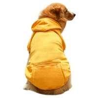 Pet Dog Hoodies Sweaters Winter Clothes with Hat and Pocket Costume Windproof Apparel For Small Medium Large Dog 9 sizes available, fit most breeds of dogs. Pocket on the back is cute and stylish, allows you put small snacks for your dog, your dog will love this hoodie. Drawstring design and thin velvet inner ,provide the fashionable appearance and comfortable touch. Made of high quality polyester, Machine washable. Please measure your dog,reference size chart,Priority reference chest girth.if between 2 sizes,suggest select larger size. Material: polyester Size: XS--Bust:32cm/12.6", Back Length:20cm/7.9" S--Bust:37cm/14.6", Back Length:25cm/9.8" M--Bust:42cm/16.5", Back Length:30cm/11.8" L--Bust:47cm/18.5", Back Length:35cm/13.8" XL--Bust:52cm/20.5", Back Length:40cm/15.7" XXL--Bust:60cm/2