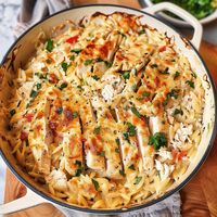 Creamy Chicken Boursin Orzo Bake Recipe -