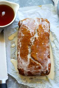 Sweet maple syrup and warming chai spices are the perfect couple in this incredibly soft maple pumpkin bread that's sure to become a favorite this fall!