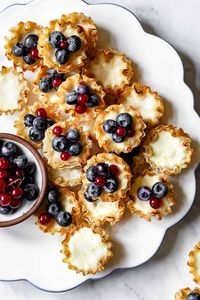 Mini Lemon Blueberry Tarts - Foolproof Living