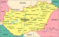 Map of Hungary