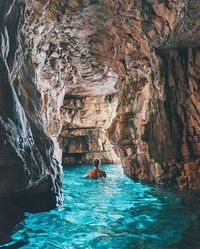 The blue caves of Croatia