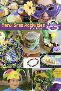 Find fun family ideas to help celebrate Mardi Gras with these 17 Mardi Gras Activities for Kids.