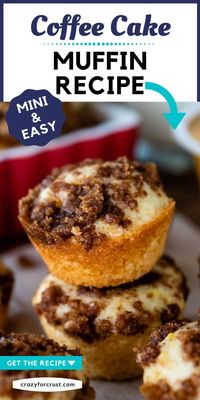 Moist Coffee Cake Muffins (Copycat Recipe) - Crazy for Crust