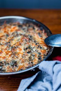 Ground Beef Spinach Casserole