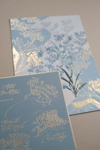 Stunning wedding invitations details by Veronica Halim