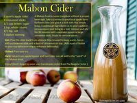 Mabon Cider for your equinox ritual #mabon #equinox #diy #witch