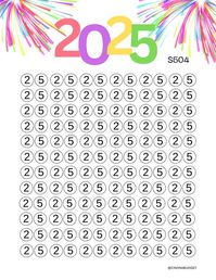 This is a fun New Years challenge when finished $504 will be saved.  2025 challenge and 2025 envelope both digital *This is a printable* Nothing is shipped * Once purchased your file will be available for download in minutes after payment. Then you will be able to print item on your printer. I do not except returns, exchanges or cancellations. Thank You for your purchase