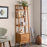 Mid-Century Bookshelf w/ Drawer (22") | West Elm