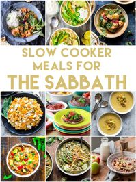 land of honey: Slow Cooker Meals for Shabbat