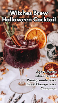 Witches Brew Halloween Cocktail