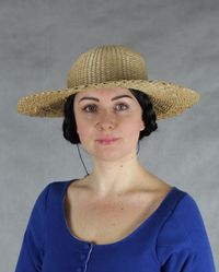 14th - 15th century straw hat.