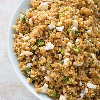 Quinoa Pilaf with Chipotle, Queso Fresco, and Peanuts | America's Test Kitchen