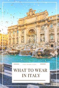 Your guide to packing for a trip to Italy, including Rome and Florence! #italy #packingtipsitaly #rome #italyoutfitideas