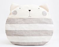 Gatto a strisce di cuscino, cuscino decorativo, Room Decor bambini, cuscino