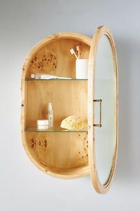 Tamara Burl Bath Cabinet | AnthroLiving