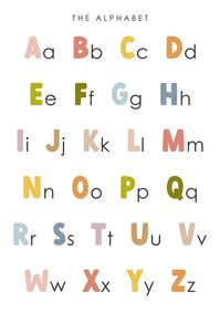 Premium Vector | Alphabet illustration educational material kids vector kindergarten illustration