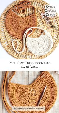 Crochet Bag PATTERN Reel Time Crossbody Bag Boho Crochet Bag Pattern Crochet Circle Bag Crossbody Bag Pattern Round Crochet Bag - Etsy