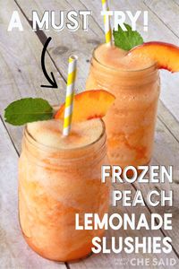 This delicious and refreshing peach lemonade slush recipe includes only 3 ingredients! Yes 3. The hard part is waiting for it to freeze to enjoy! In that case, it can just be a delicious peach lemonade recipe!