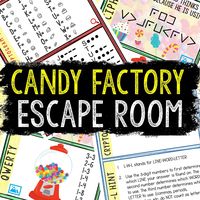 Escape Room for Kids DIY Printable Game Candy Factory | Etsy