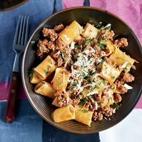 rigatoni with lamb