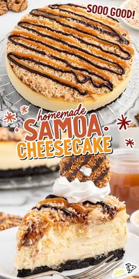 Samoa Cheesecake