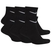 Power through your workout with the Nike Everyday Plus Cushion Ankle Training Socks (6 Pair). • Dri-FIT technology helps you stay dry and comfortable. • Breathable mesh at the top of the foot for enhanced ventilation. • 1/4-length silhouette provides comfortable coverage around the ankle and calf. • Arch band contours around the foot for a locked in fit. • 66% cotton/31% polyester/2% spandex/1% nylon. Imported.