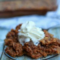 Low Carb Pumpkin Crisp