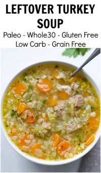 Leftover Turkey Soup Recipe