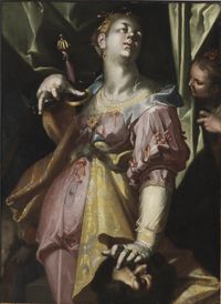 Wtewael Joachim, Judith and the Head of Holofernes, c.1595, oil on canvas, Princeton University Art Museum