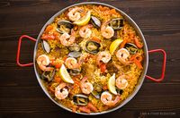 Spain meets Italy - This simple Paella recipe is divine! Cant wait to try. #Recipes via www.imafoodblog.com