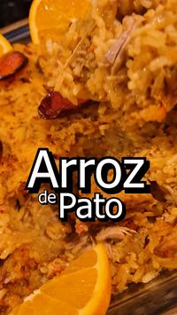 Receita simples de arroz de pato,