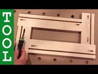 DIY Adjustable Router Template: I made this adjustable router template based on Festool's MFS Multi-Routing Template http://amzn.to/1QaqWtM.Building this thing out of plywood keeps the cost down SIGNIFICANTLY compared to the commercial aluminum model, but fulfills the same featur…