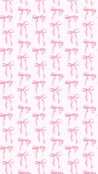 pink iphone bow wallpaper aesthetic