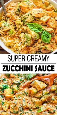 Creamy Zucchini Sauce - Countsofthenetherworld.com