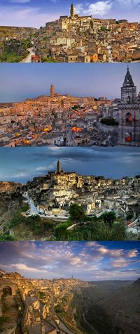 Matera, Italy. A town known for its extensive cave-dwelling districts, the sassi. Visitors can stay in caves, wander the lanes alongside the picturesque cave-filled cliffs, and learn the history of this fascinating place.