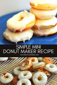 Mini Donut Maker Recipe - Forgetful Momma