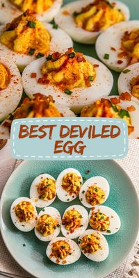 Come and let’s make the best-deviled egg in town! Devilishly delicious and endlessly customizable! This is one of the best ways to use leftover hard-boiled eggs. A classic recipe makes the perfect little bite to add to any meal, party spread, family gathering, picnic, or buffet.