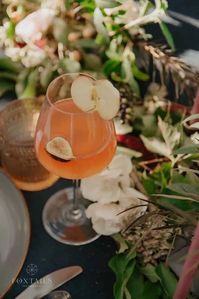 This is an easy white wine sangria mixed with pear vodka and tons of fall fruit to create the dreamiest seasonal cocktail. The color and taste is beautiful and it's the perfect cocktail to make stress free to serve as a Friendsgiving cocktail or featured Thanksgiving drink. #CookWithTheHouseOfPerez #thanksgivingcocktails #thanksgivingdrinks #sangriarecipes