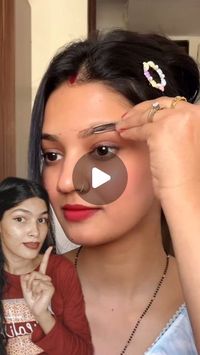 Anjumkhan on Instagram: "Most viral eyebrows hack 😱🤯 #reelsinstagram #reelitfeelit #reels #trending #instagram #viral #makeup"